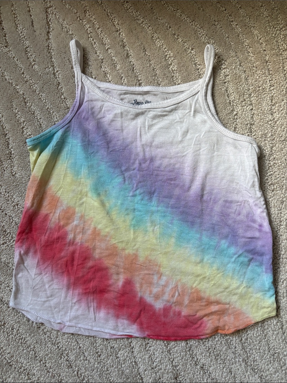 Rowdy Sprout tie dye tank top